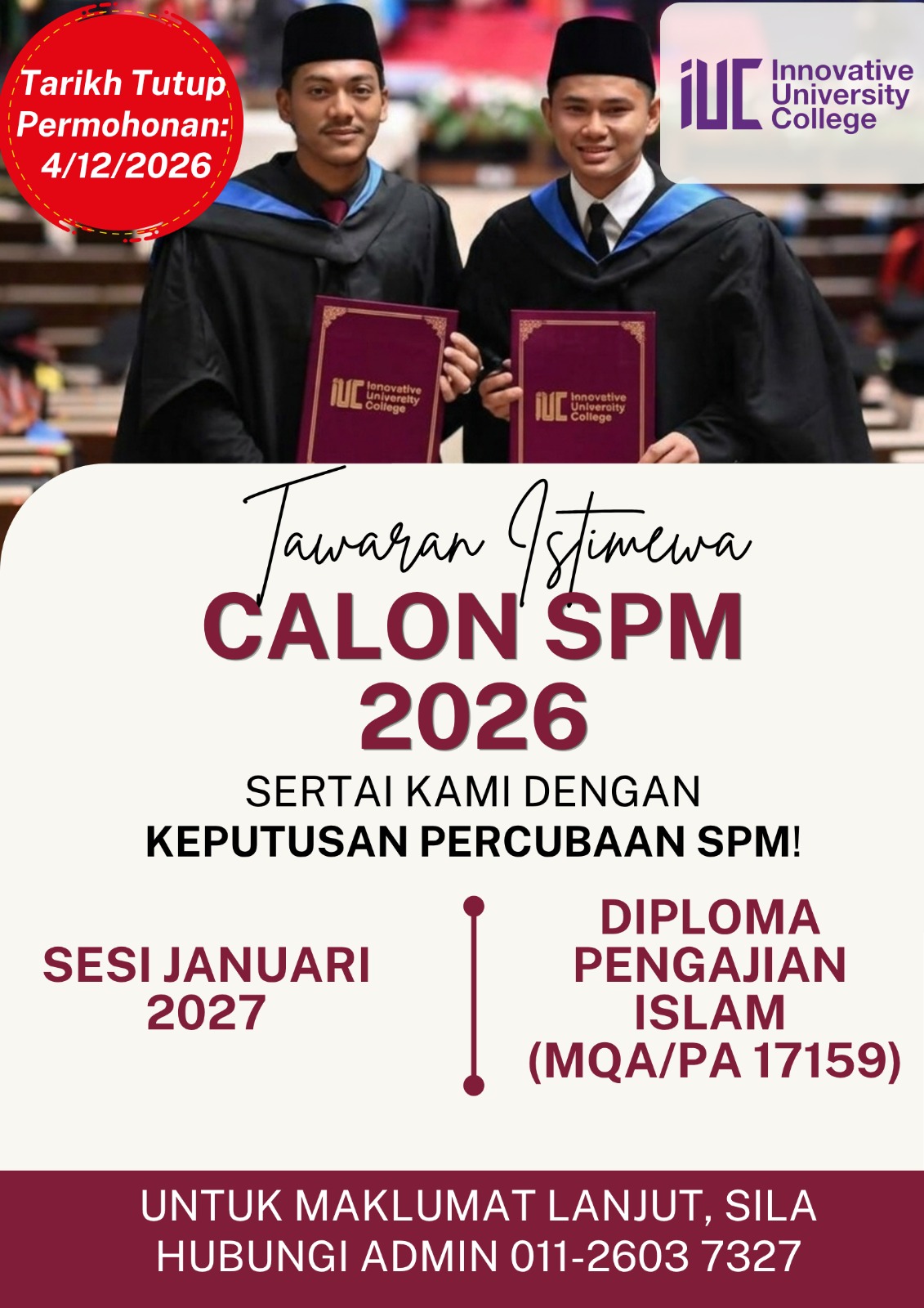 Diploma in Islamic Studies (MQA/PA 17159) - Fast Track